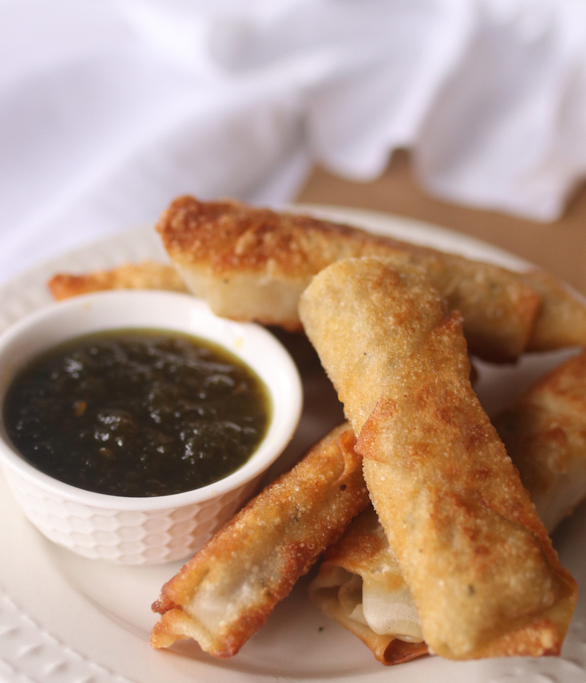 boudin egg rolls