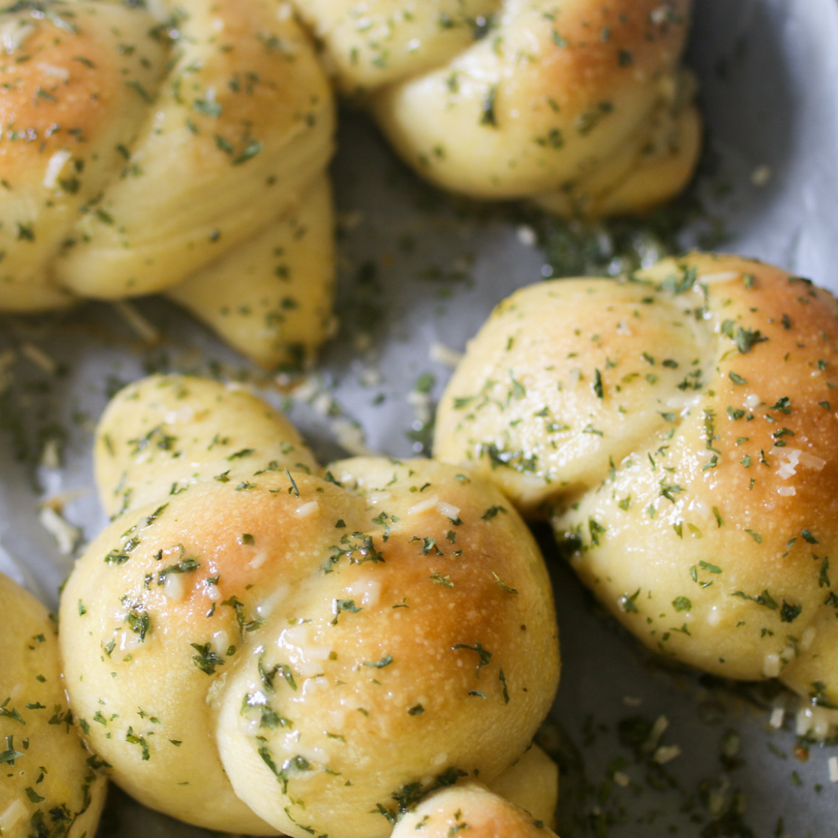 bread machine garlic knots